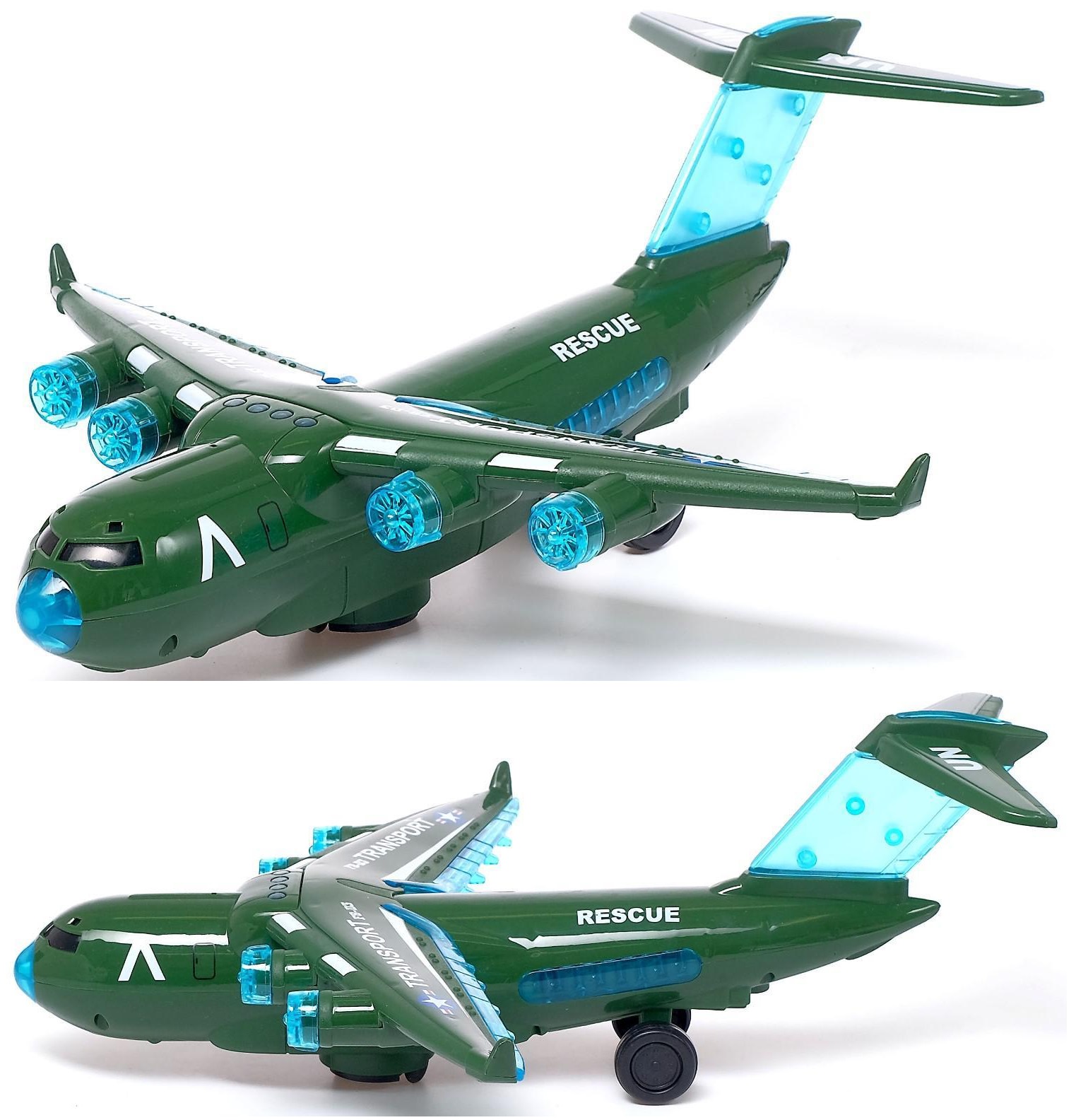 Игрушечный самолёт со светом - 28 см Игрушечный самолёт со светом - 28 см