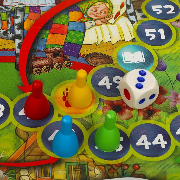 Настольная игра ходилка Три медведя (односторонняя) поле 58х42 см