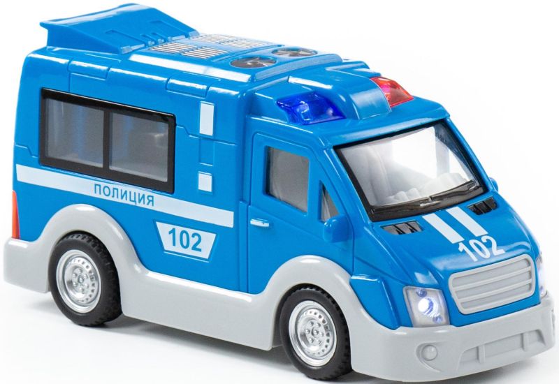 Игрушечный фургон Полиция синий Игрушечный фургон Полиция синий