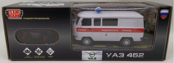 Радиоуправляемая машинка UAZ 452 Скорая помощь