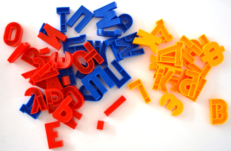 Магнитная азбука Набор букв русского алфавита, цыфры, знаки