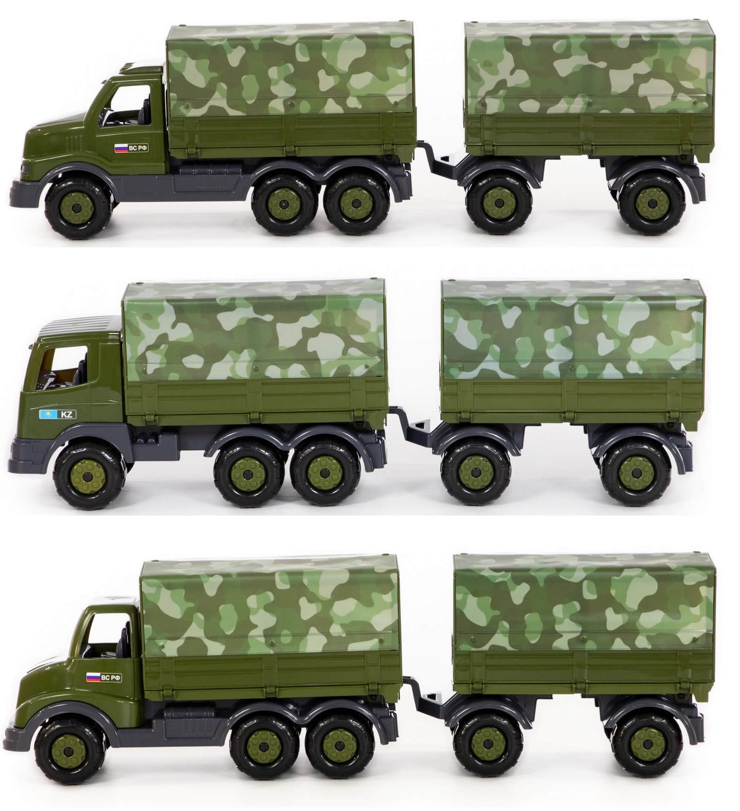 Прицеп для игрушки военной машины грузовика Полесье ПрестижСталкерМуромец для игры в автопоезд Прицеп для игрушки военной машины грузовика Полесье ПрестижСталкерМуромец для игры в автопоезд