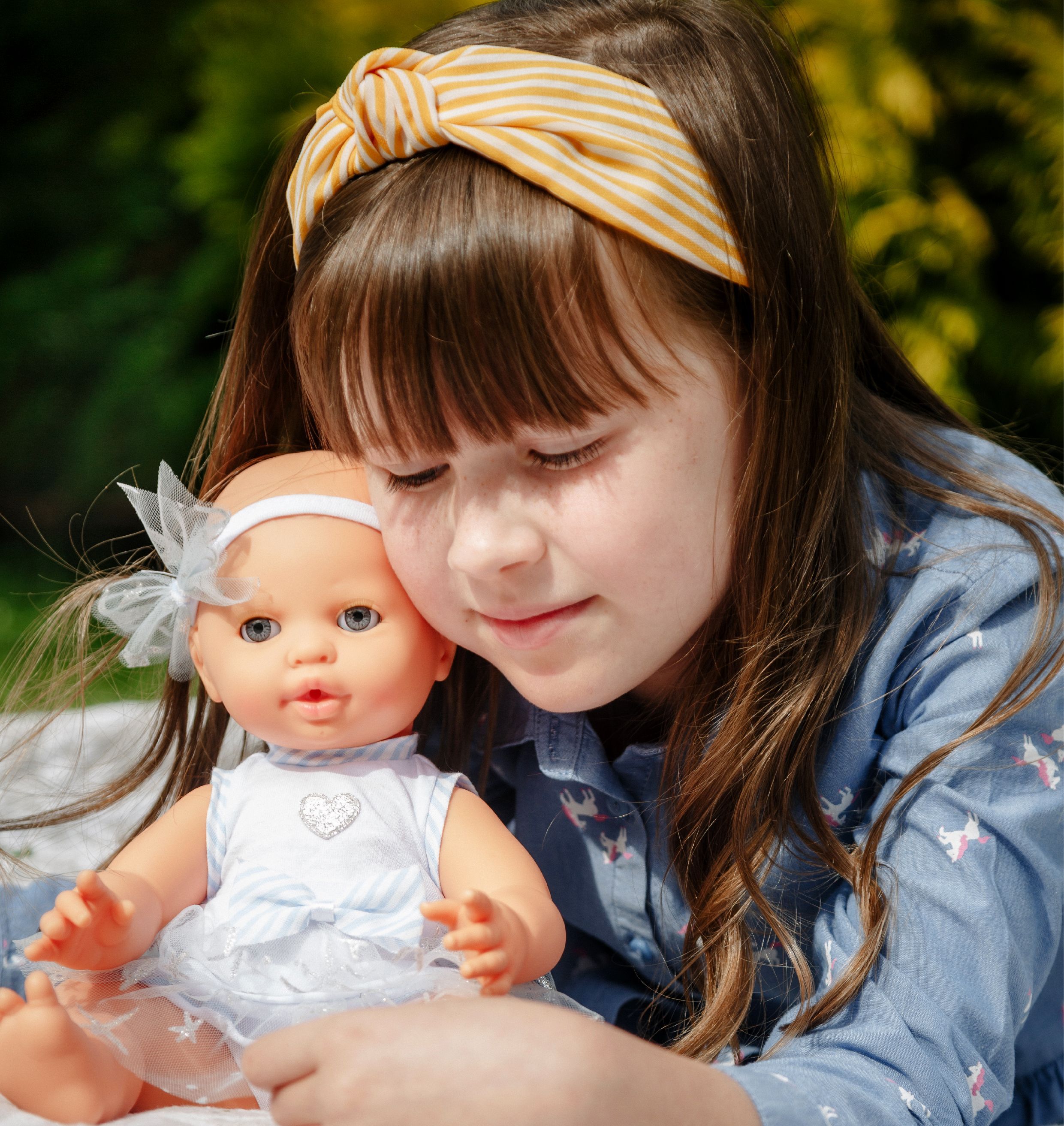 Набор- кукольная коляска прогулочная Полесье 3-х колесная с куклой пупсом ростом 35 см