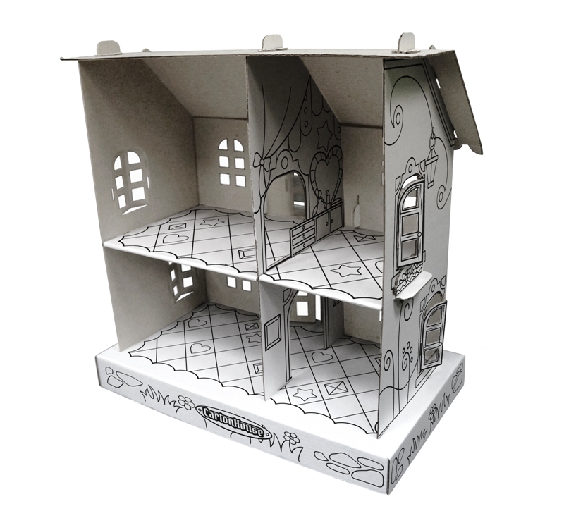 Кукольный домик Джульетта из картона Кукольный домик Джульетта из картона