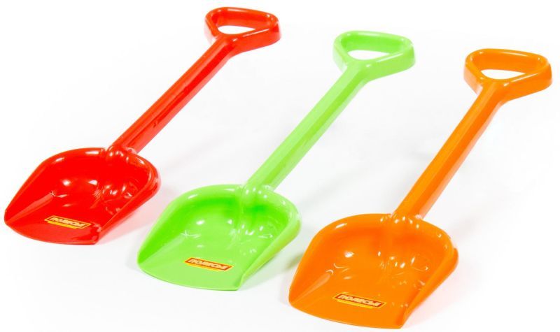 Набор 4 шт. лопатка Полесье детская для игры с песком 49,5 см