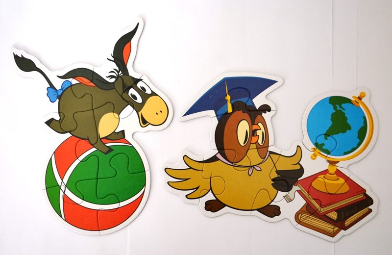 Пазлы фигурные Винни Пух