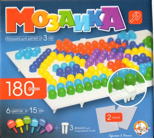 Мозаика 180 крупных фишек 2 поля десятое королевство Мозаика 180 крупных фишек 2 поля десятое королевство