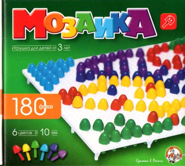 Мозаика 180 крупных фишек 2 поля десятое королевство Мозаика 180 крупных фишек 2 поля десятое королевство