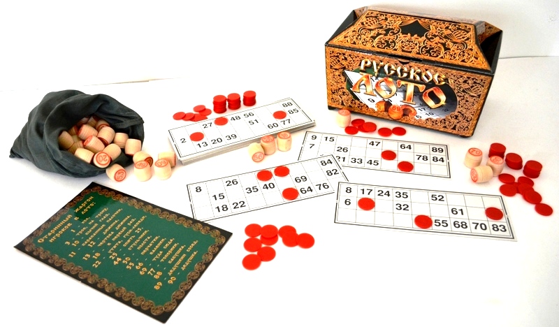 Русское лото. Лото русское. Лото бочонки.