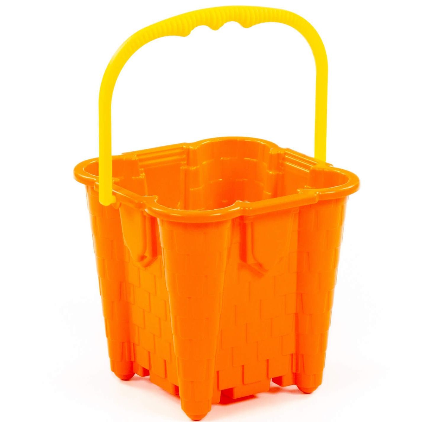 Набор из 2-х ведерок Замок N2 Полесье 16х15 см для игры с песком и строительства песочных крепостей