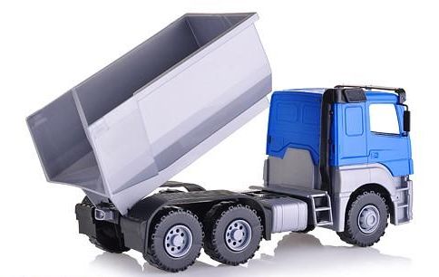 Игрушечный самосвал Mercedes "Axor" синий 24,5 см