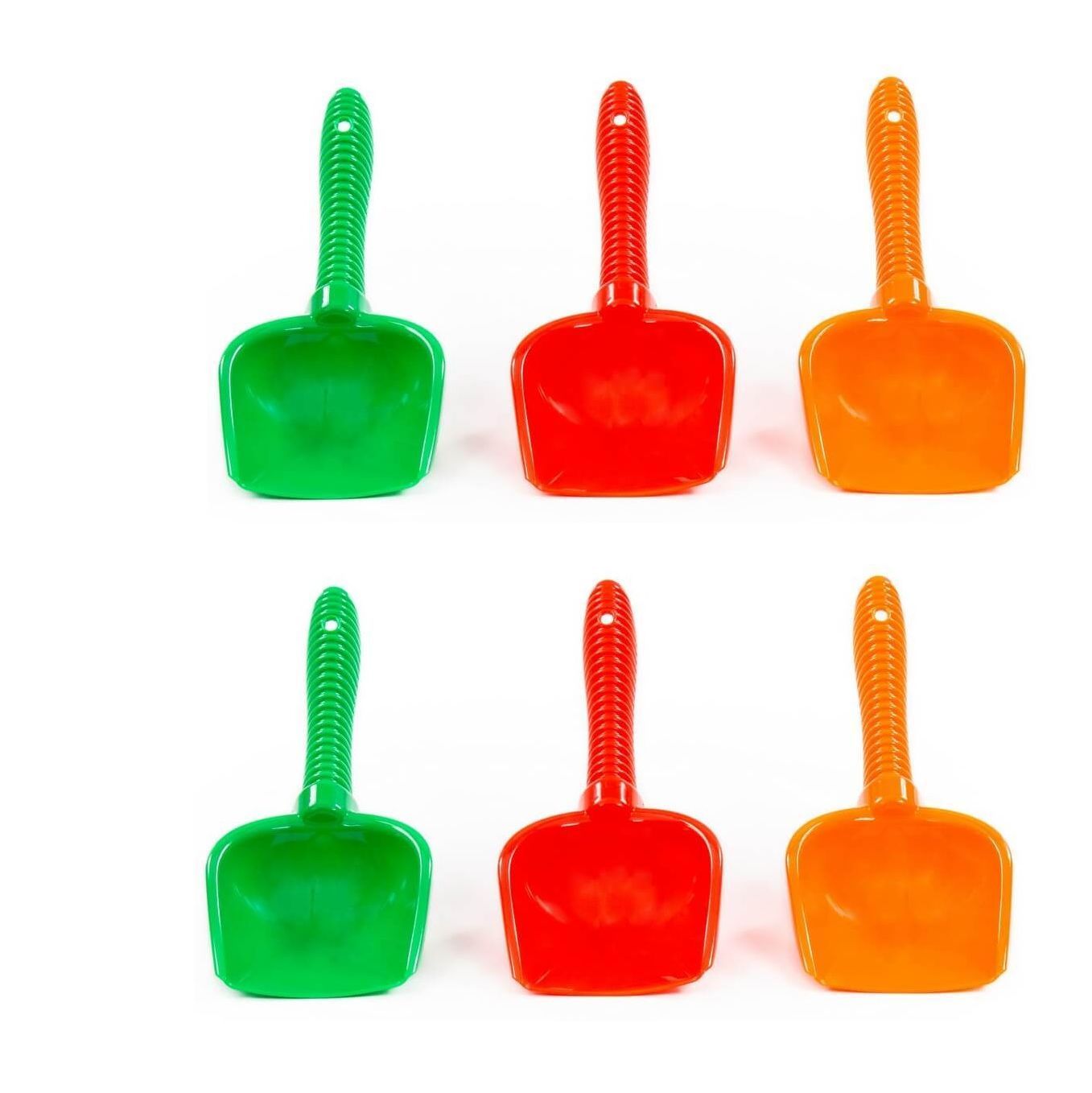 Набор - 6 шт. детский совок N6 Полесье - 27 см