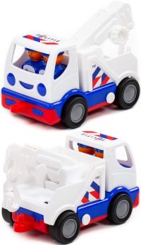 Игрушечный полицейский эвакуатор "Мой первый грузовик" 20 см Игрушечный полицейский эвакуатор "Мой первый грузовик" 20 см