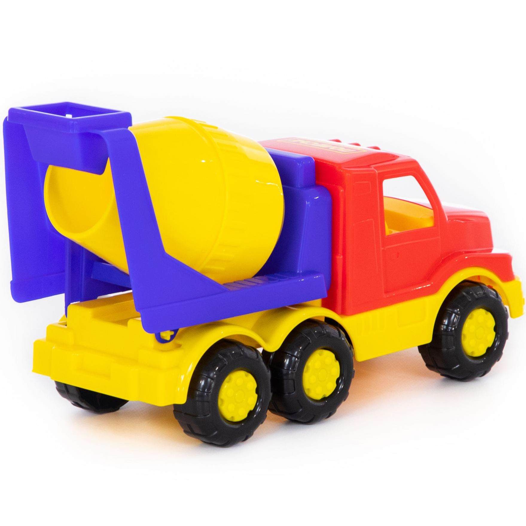 Игрушечный автомобиль-бетоновоз "Гоша" красный