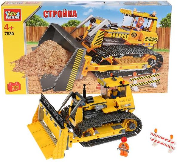 Конструктор "Город мастеров" Стройка бульдозер