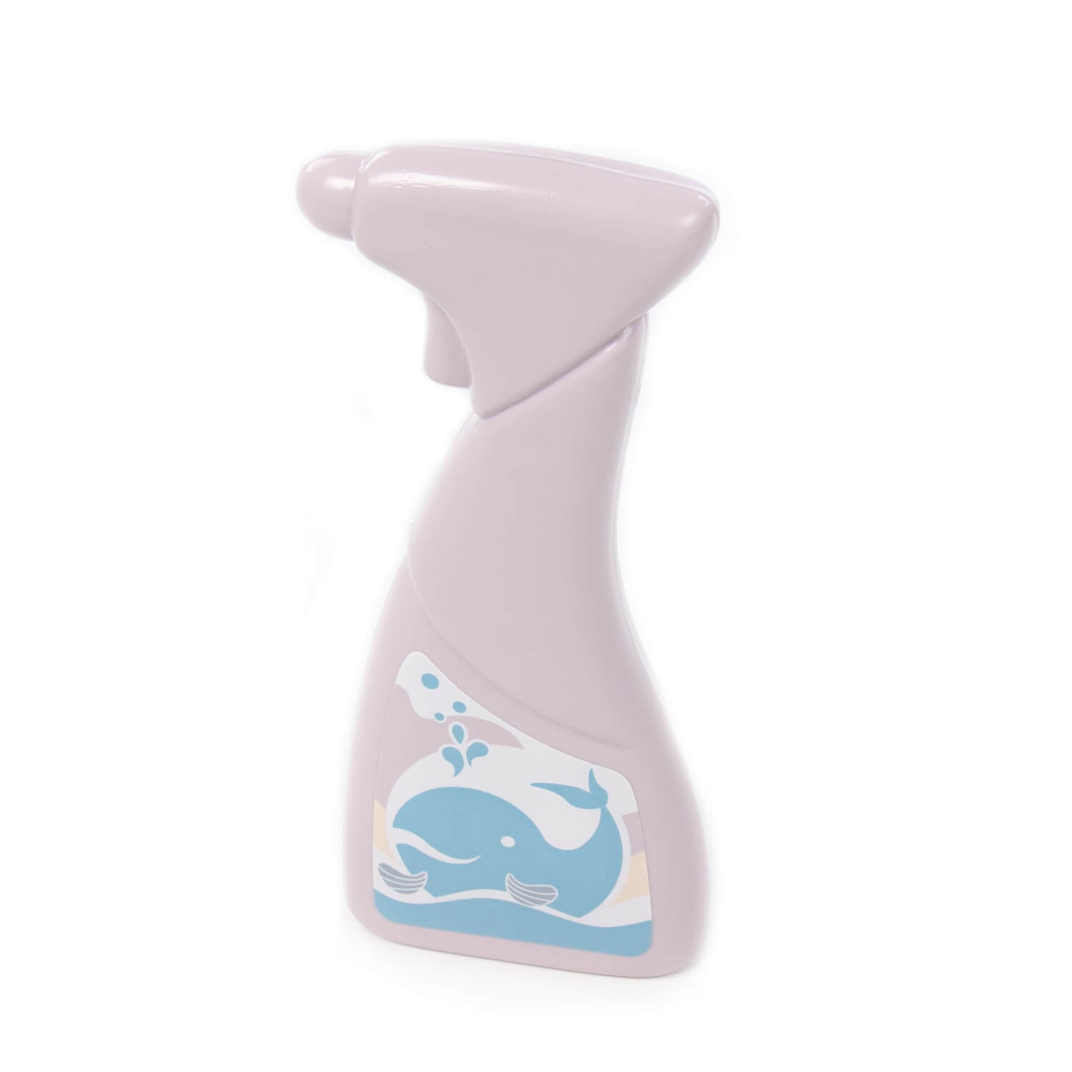 Гладильная доска для малышей (пластмассовая) с простым утюжком и бутылочкой (серая)