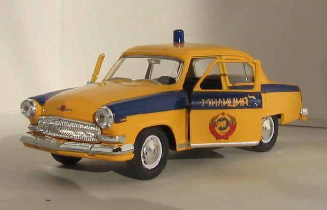 Волга игрушечная. ГАЗ-21 Милиция СССР