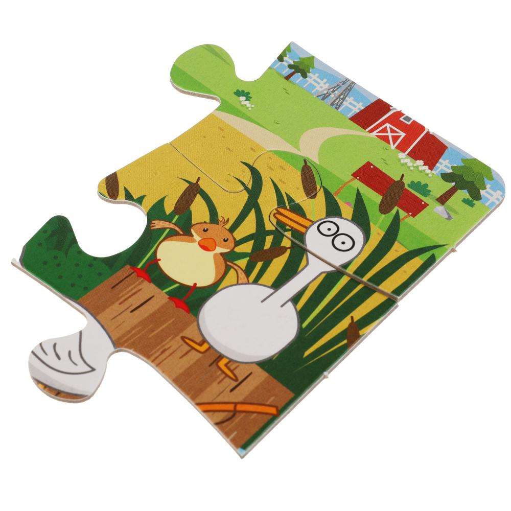 Книга с пазлами Веселая ферма Синий трактор