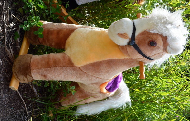 Лошадка качалка мягкая