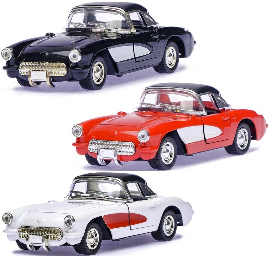 Металлическая машинка Chevrolet Corvette 12 см