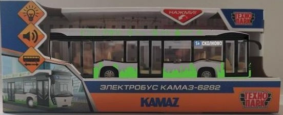 Пластмассовый городской электробус