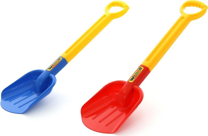 Набор 5 шт. детских пластмассовых лопат 53 см с объемной ручкой Полесье N2