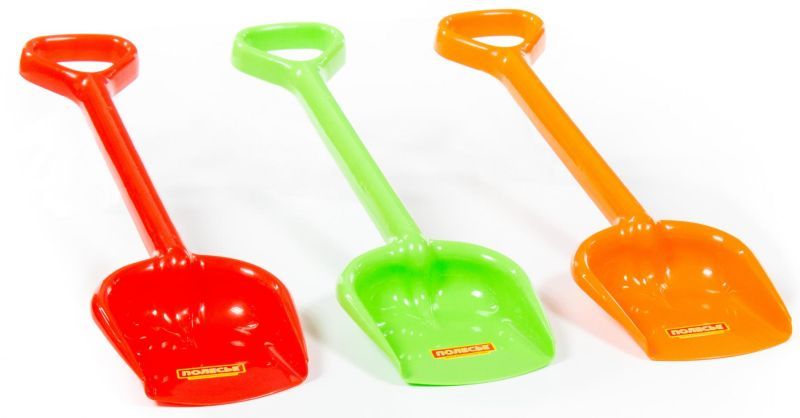 Набор 4 шт. лопатка Полесье детская для игры с песком 49,5 см
