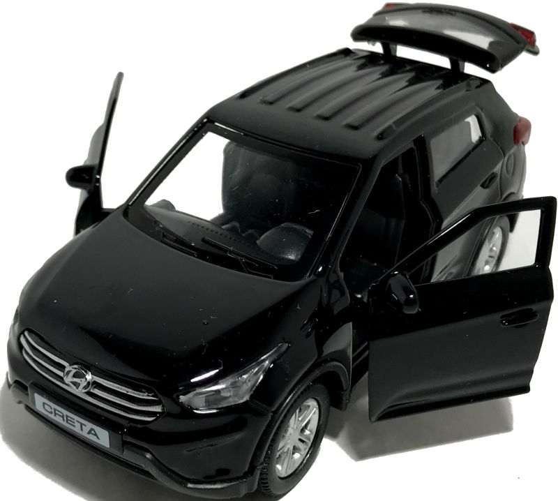 Игрушечная машинка Hyundai Creta чёрная
