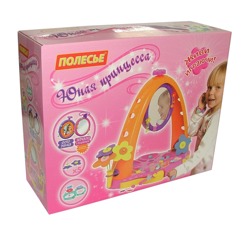 Детский туалетный столик для девочек с зеркалом.