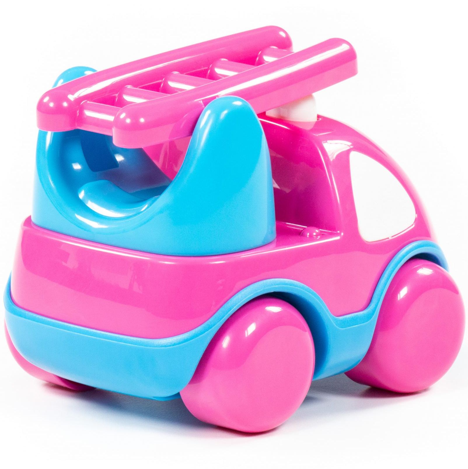 Игрушечная машинка с лестницей "Би-Би-Знайка Соня" №2 (в сеточке)