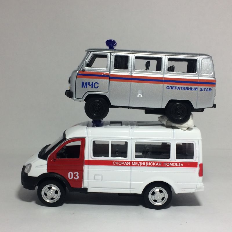 Машинка УАЗ МЧС буханка