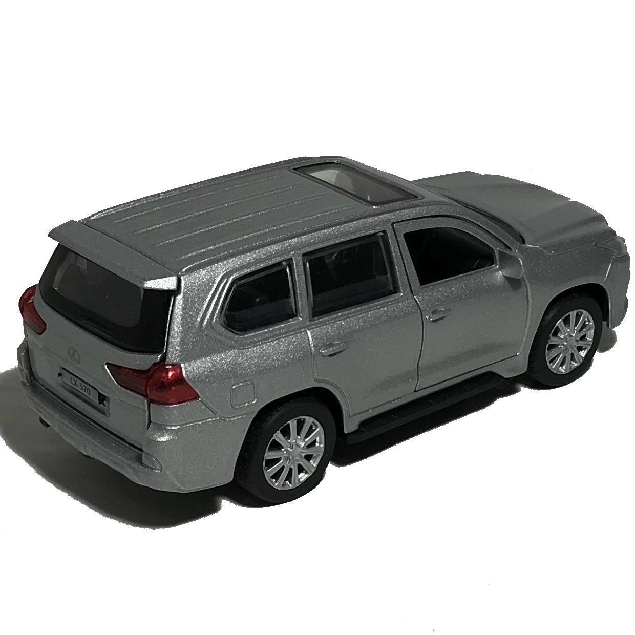 Игрушечная машинка Lexus LX-570 серебристая