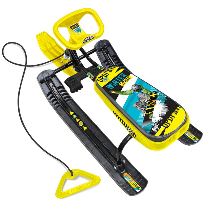 Снегокат (как Аргамак) с winter sport черный каркас