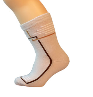 Детские носки Totall   размер 18-20  Арт.: M005 бежевые с полосками