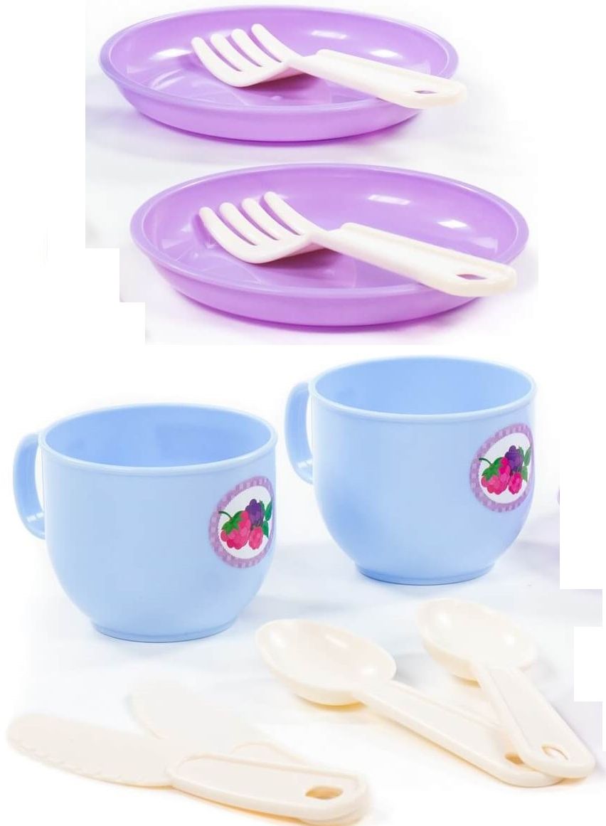 Набор посуды чаепитие на 2 персоны сиреневый