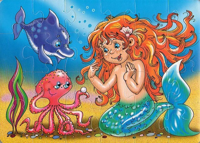 Пазл мягкий Маленькая русалочка