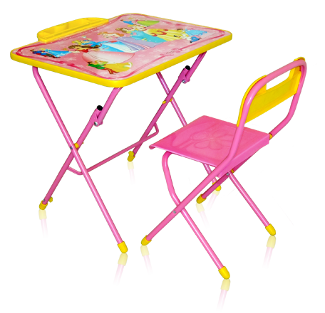 Складной комплект детской мебели Умничка стол-парта с пеналом  КУ3