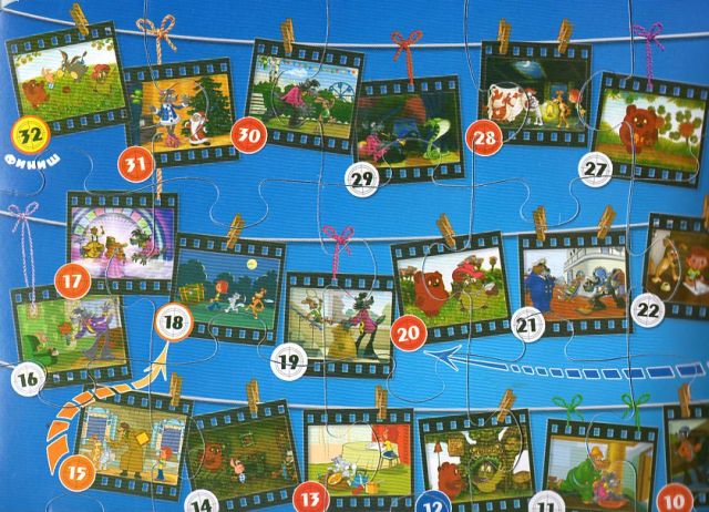 Мягкие пазлы детские мультфильмы.