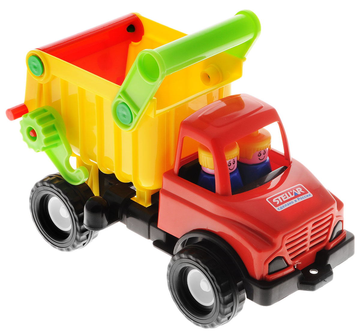 Машинка самосвал с человечками - 24 см Машинка самосвал с человечками - 24 см