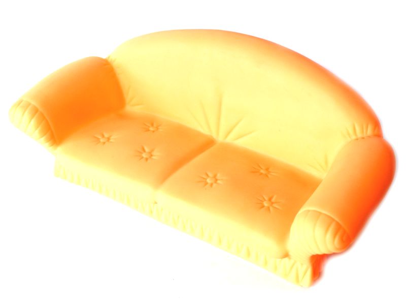 Кукольный диван, 2 кресла, торшер и столик