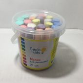 Мелки для асфальта 21 шт. в ведре Мелки для асфальта 21 шт. в ведре