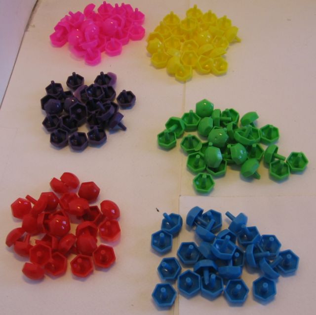 Мозаика круглая Каролина 155 фишек 6 цветов 