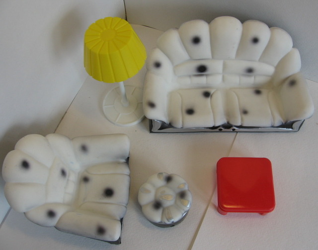 Игровая мебель для кукольного домика. Купить домик для девочки.