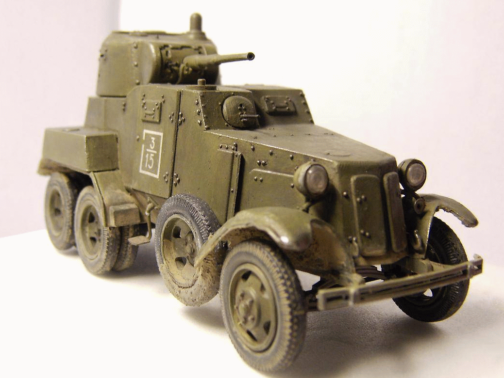 Модели бронеавтомобилей Ба-10