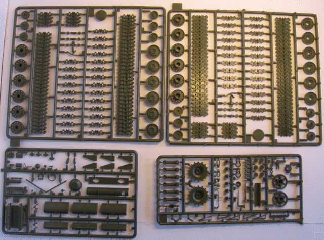Модель танка КВ 1 для склеиваения
