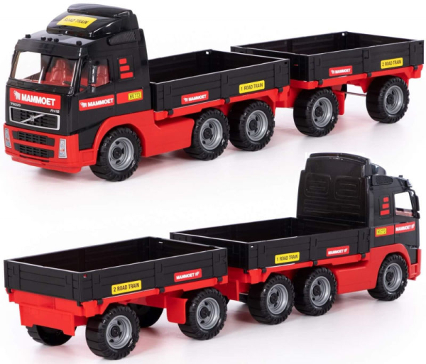 Бортовой грузовик MAMMOET с полуприцепом