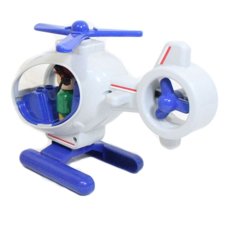 Детский игрушечный вертолет с пилотом Детский игрушечный вертолет с пилотом