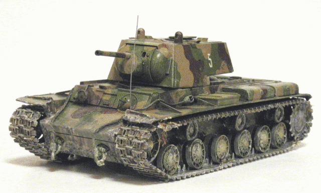 Сборная модель танк КВ-1 обр. 1941 г. Сборная модель танк КВ-1 обр. 1941 г.