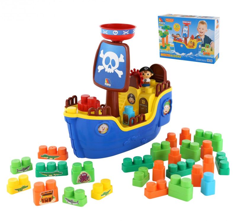Пиратский корабль Molto игрушка конструктор