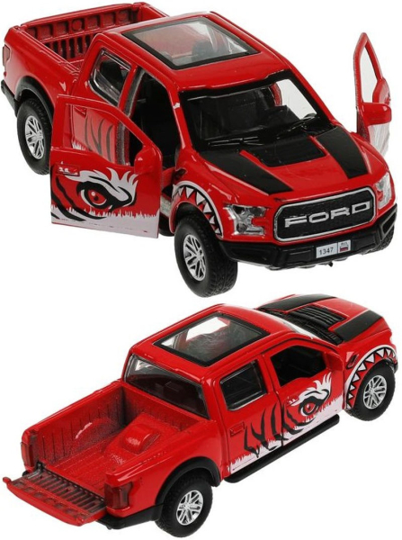 Металлическая машинка Ford Raptor F150 Хищники